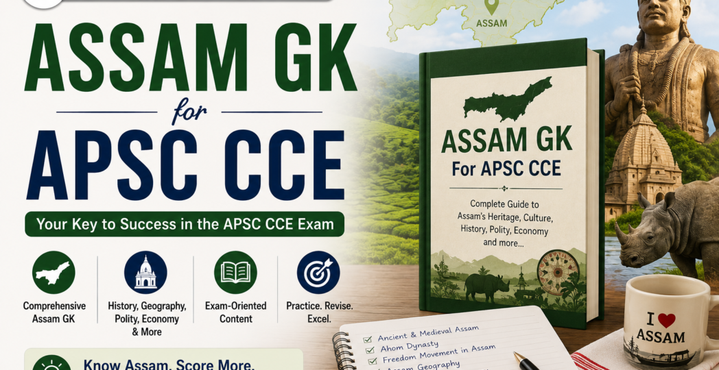 Complete Assam GK notes for APSC CCE prelims and mains GS paper V Smart IAS Foundation Guwahati